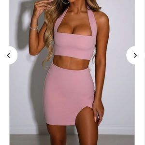 Pink Baby Boo Skirt and top Set